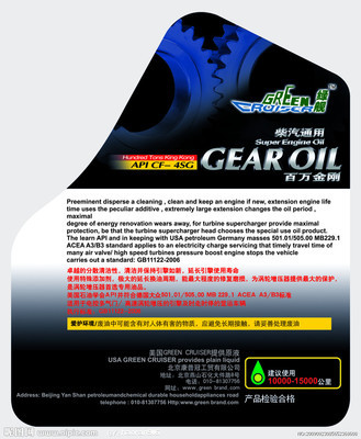 汽车润滑油与齿轮油 从PSD分层素材制作到全方位选用指南